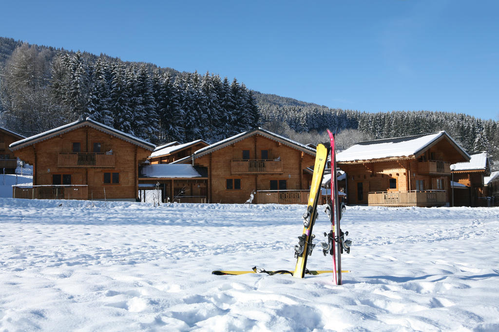 Residence Nemea Les Chalets Du Bois De Champelle Morillon Exterior foto