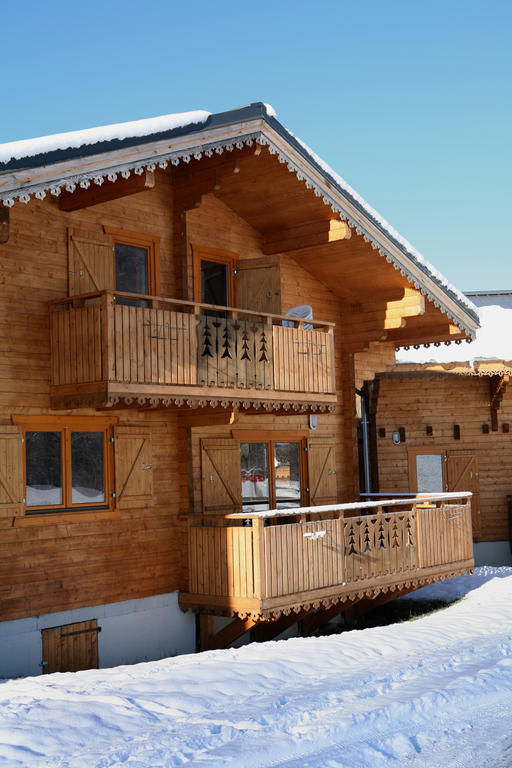 Residence Nemea Les Chalets Du Bois De Champelle Morillon Exterior foto