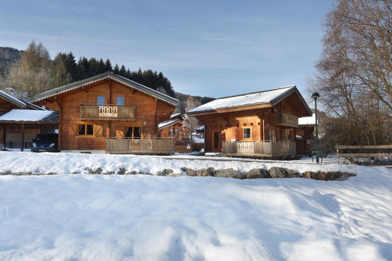 Residence Nemea Les Chalets Du Bois De Champelle Morillon Exterior foto