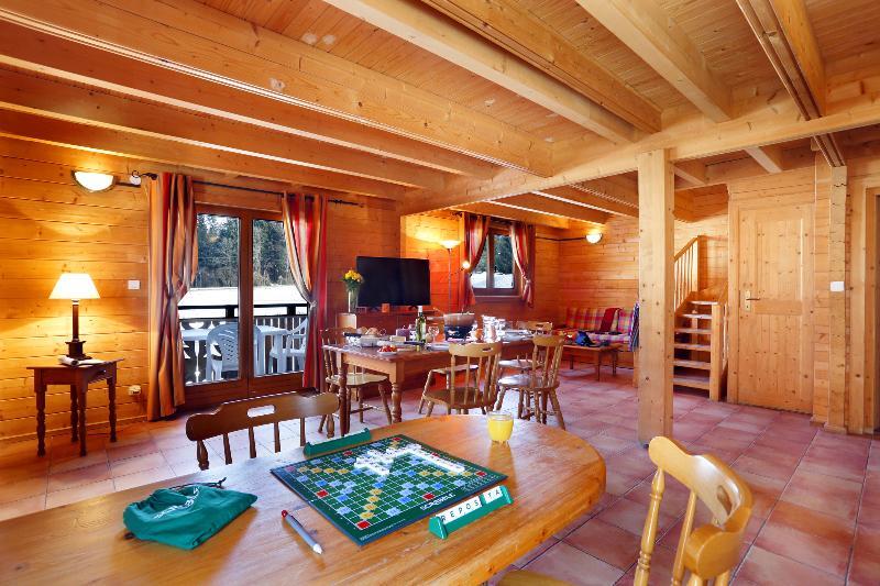 Residence Nemea Les Chalets Du Bois De Champelle Morillon Exterior foto
