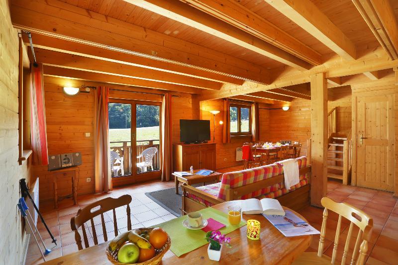 Residence Nemea Les Chalets Du Bois De Champelle Morillon Exterior foto